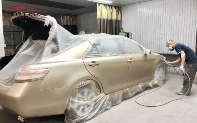 Quy trình Đồng sơn Ô tô tại Gara AUTO Sài Gòn