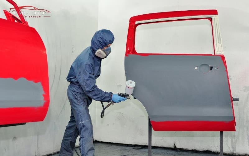 Quy trình làm đồng sơn ô tô Bình Dương tại Gara AUTO Sài Gòn